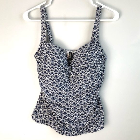 Bond-Eye Australia Tankini EUC‎ Sz 10 D/DD Cup swimwear beach vacation - Picture 1 of 6